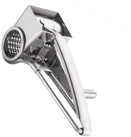 OKUMEYR Rotierende Käsereibe Handbetriebene Käseschneider Für Schokolade Und Leicht Zu Reinigen Spülmaschinenfest Für Küche