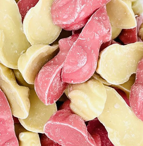 Pink and White Mice Chocolate 200g Bag Resealable Pouch Retro Candy Chocolate