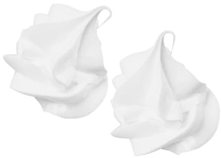 HOOTNEE 2pièces Glace Réaliste Décoration Accessoires Affichage pour Coupes Glacées Et Tasses à Garniture De Simulation pour Projets Culinaires DIY