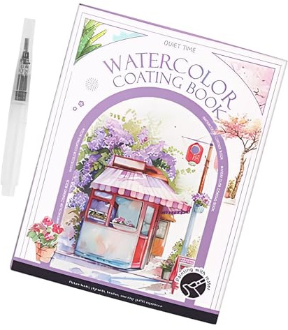 Aquarell Malbuch Für Anfänger Beruhigende Kunst Mit Illustrationen