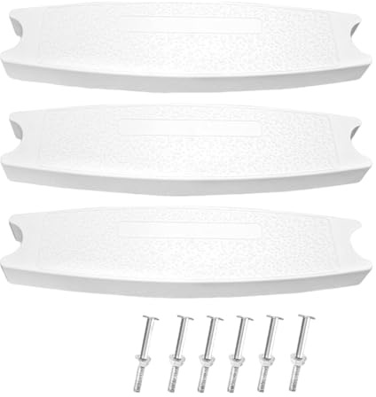 LOVIVER Échelle de Piscine en 3 Parties - Accessoire Facile à Installer - Haute Performance - Stable - Remplacement Universel - Marches d'accès à la