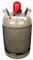 11 kg, Edelstahl, Gasflasche Eigentumsflasche Propangasflasche LEER/ungefüllt Flaschenschlüssel Neu