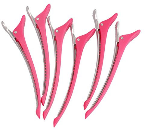 6pcs Pinza a capelli Duckbill sectionnant di clip sezione soggiorno
