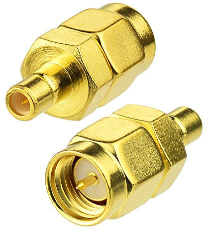 Bingfu SMA Male to SMB Female Adapter Antenna Converter Connector 2pcs for Pioneer Pure Alpine DAB+ Radio DAB Car Aerial