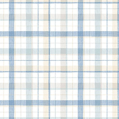 Norwall ck36629 Leinen Plaid Tapete Bolt