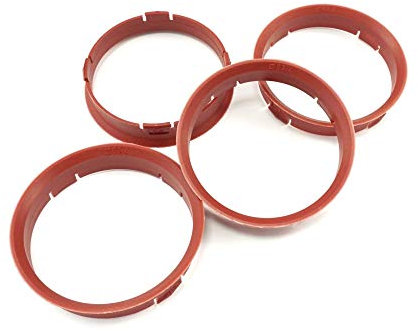 4x Zentrierringe 66,6-63,4/66,6 auf 63,4 kompatibel mit Ford Volvo