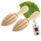 2x HOFMEISTER® Zitronenpresse aus Holz, 15 cm, einfaches Auspressen von Zitronen & Orangen, Saftpresse für Zitrusfrüchte, stabile Entsafter, aus Buchen-Holz