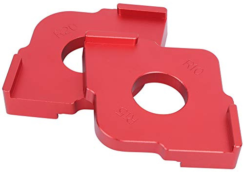 Radius Quick-Jig-Eckvorrichtung, runde Eckbogenvorlage, Radius-Vorrichtungsschablonen aus Aluminiumlegierung, Fast Fillet Fast Locator R10-R30, rot