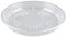 Muddy Hands Eco Friendly Clear Round Plastic Plant Pot Saucer Planter Water Drip Tray Base Plate (2, 33cm)