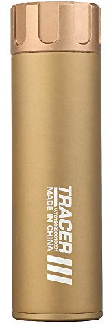 14mm unité de Traceur Batterie au Lithium Rechargeable compacte Briquet UVLED suppresseur de Simulation Airsoft Accessoires de Paintball