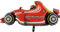 TIB Heyne XL Folienballon * RENNAUTO als Deko für Kindergeburtstag und Race-Party | 124cm Luft Helium Racing Rennwagen Formel Kinder Geburtstag Ballon Dekoration Folienballons, 17592