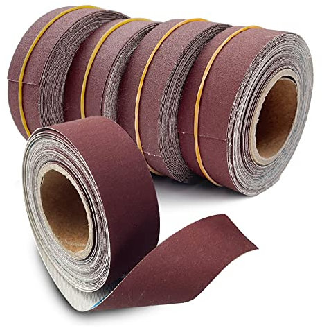 OXIDAX 8m Papier abrasif Papier de Verre Variable dessinable en Tissu Roll pour l'industrie (Color : 150, Size : 8M)