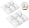 Stampo per Torta in Silicone,Forreen 2 Pezzi 6 Cavità Stampo in Silicone Forma di Coniglio 3d Pasqua Antiaderente Stampo per Dolci e Cioccolato per Torte, Dessert, Sapone, Gelatina, Pane