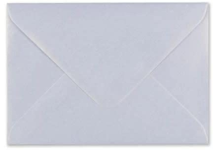 C5 (162x229mm) Coloured Envelopes for A5 Greeting Cards Wedding Invitations & Crafts Pack of 10 (Pearl White)
