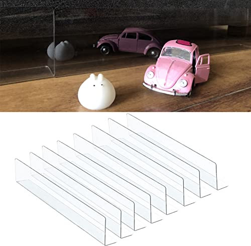 8 Stück Untercouch-Spielzeug-Blocker, verstellbar, transparent, für Haustiere, verhindert, dass Dinge unter Couch, Sofa, Bett und andere Möbel gehen, (40 cm L 8 cm H)