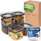 Viwares Vorratsdosen mit Deckel Luftdicht - 6er Vorratsbehälter Set - BPA-FREI - Schüttdosen zur Mehl Zucker & Müsli Aufbewahrung Küche - Praktische Aufbewahrungsbox Küche für alle Lebensmittel
