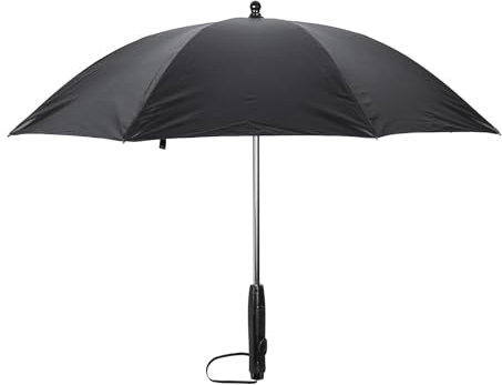 SPYMINNPOO Parapluie à Ventilateur Brumisateur, Parasol UPF 50+ avec Ventilateur de Refroidissement, Parasol électrique alimenté par Batterie pour le Refroidissement de l'été, les (BLACK)