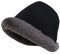 Warme Plüsch-Anglerhut, Ohrenpullover, Hut, Beckenhut, Pokervisiere, 12 Stück, Schwarz , M