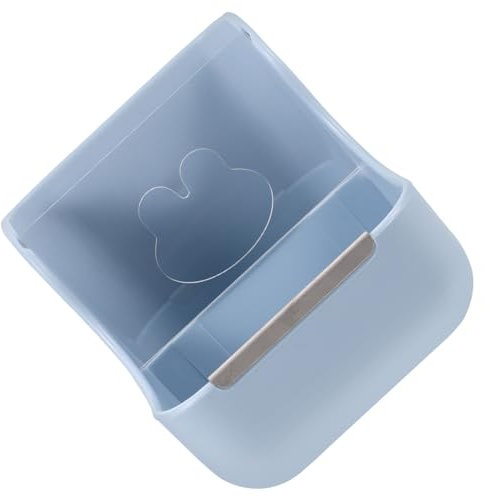 Kaninchengrasbecken Kaninchenfutter für Käfige Käfigständer für Meerschweinchen Wurf Hasen Heuraufe Hasen Heuhalter Chinchilla-Gestelle Futterautomat für Meerschweinchen Plastik TOBBOMEY