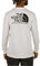 THE NORTH FACE Evolution Men's Long Sleeve Throwback Tee Shirt, Tnf White, XL
