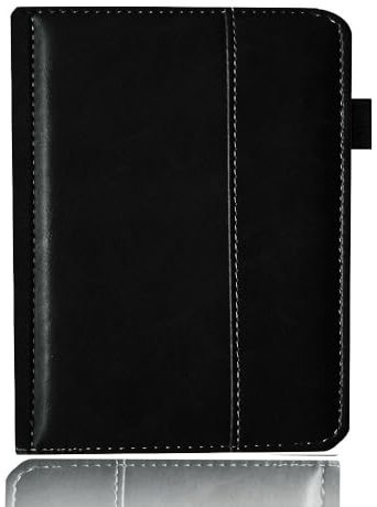 Étui à rabat en cuir pour Kobo Aura HD 6,8 N204B - Noir