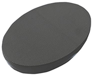 Ovale Schaumstoff-Balance-Pads, stabiles Fitnessübungskissen, tragbares Gymnastik-Trainerbrett, rutschfestes Balance-Trainerbrett, perfekt für Physiotherapie, Pilates, Krafttraining (schwarz)