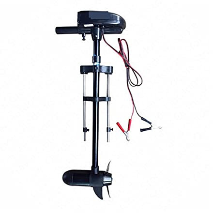 OTENC Elektrisches Surfbrett, Aufblasbares Boot T-18 Aufblasbare Boote Elektrischer leiser Motor 12V DC-Elektromotor for aufblasbare Kajak-Fischerinsel,Kraftvoller Schub