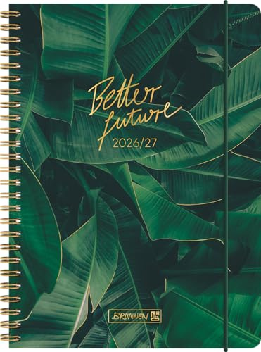 Schülerkalender 2026/2027 Better future | A5, Kunststoff: 2 Seiten = 1 Woche ; Kalendarium: 18 Monate Juli 2026 bis Dezember 2027