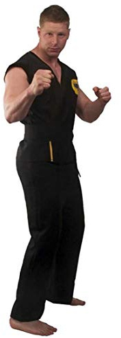 Karate Kid The DELUXE Cobra Kai Mens Replica Gi Costume (X-Large)