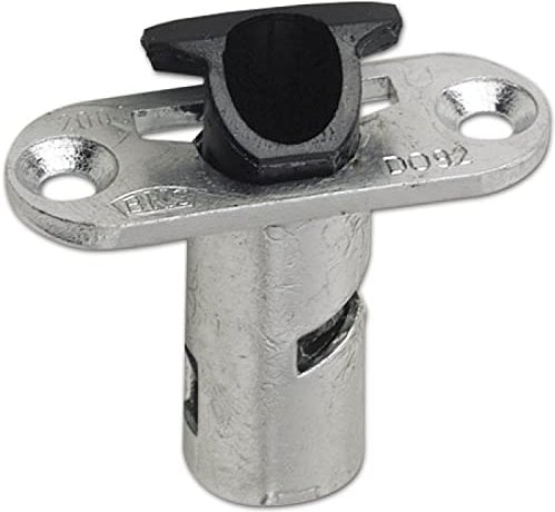 BKS B 0003 Schaltschloss Fluchttürschloss Stulp 54x24 für automatische Verriegelung Oben, Türflügelverriegelung DM30-65mm Stahl verzinkt 1895, Silber