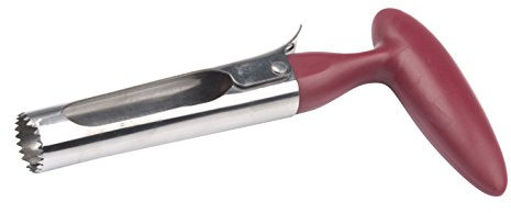 Alpina 871848900063 Vide-Pomme/dénoyauteur en INOX, 13 x 2,5 x 24 cm, Rouge