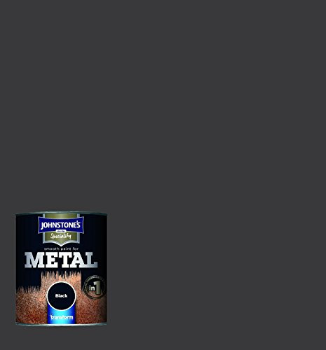 Johnstone's Speciality - Smooth Paint For Metal - Self Undercoating - Black - 250ml