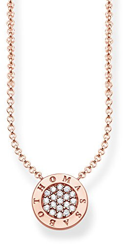 Thomas Sabo Women Necklace Collier Classic Pavé 925 Sterling Silver KE1493 416 – 14 – L45 V