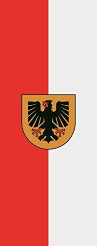 U24 Fahne Flagge Dortmund im Hochformat Premiumqualität 150 x 400 cm