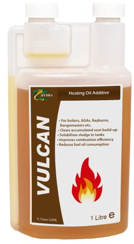 HYDRA VULCAN Heating oil additive, 1L treats up to 5,000 litres, additive for kerosene, additive for heating oil, heating oil for home additive, additive for kerosene