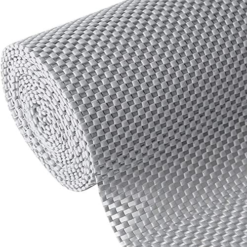 Regal- und Schubladeneinlage, Nicht klebend, rutschfest, langlebig, stark, sauber, lang, 30 cm x600 cm, für Schubladen, Regale, Schränke, Lagerung, Küche und Schreibtische, Grau