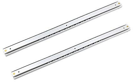 TOOLDO Pair of Heavy Duty Ball Bearing Drawer Runner Slides Draw Depth for 16mm Full Extension Drawer Runners 16mm Wide x 200mm