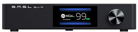 S.M.S.L SU-9 MQA Complete Decoder ES9038PRO DAC XMOS DSD512 PCM768KHz/32-Bit Bluetooth 5.0 UAT APTX-HD USB Balanced Decoder