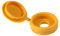 TIMCO Hinged Screw Caps Small Yellow - To fit 3.0 to 4.5 Screw