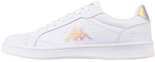 Kappa Unisex Asuka Unisex sneakers, Weiß, 39 EU