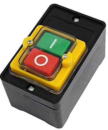 ANCLLO Motor Start Stop Pulsante Motore On Off Interruttore con superficie impermeabile antipolvere Box Mount KAO-10KH 10A AC 220/380V