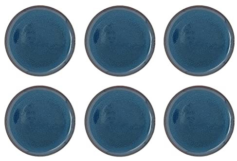 Villeroy & Boch Crafted Denim 6er Set Speiseteller blau D. 25,5cm Porzellan