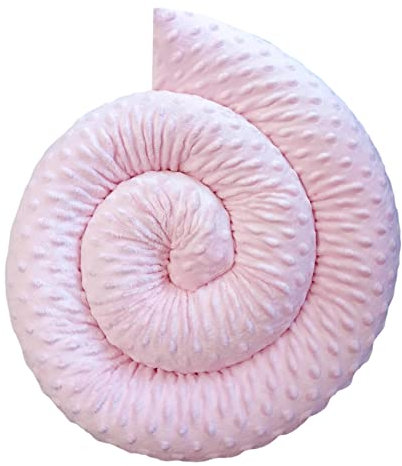 4L Textil Bebeloo Bettschlange Bettkissen Seitenschläferkissen Nackenrolle Schlafkissen Kuschelschlange Stillkissen Zierkissen Zugluftstopper Body Pillow Minky Oeko-TEX (Rosa, 250 cm)