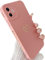 SmoBea Compatible with iPhone 12 Mini Case, Cute Gold Heart Pattern Phone Case for Women Girls With Side Small Love Pattern Silicone Protective Shockproof Phone Case (pink)