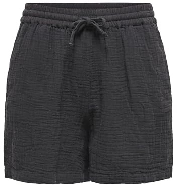 ONLY ONLTHYRA NOOS WVN Women's Shorts, Phantom, L, Phantom, L