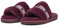 PUMA Damen Fluff Schiebe-Sandalen, Dark Jasper-WARM White, 42 EU