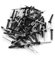 Jiozermi Lot de 60 rivets à trois volets en aluminium, 5/32 po x 2,5 cm, assortiment de rivets aveugles Pop Rivets, noir