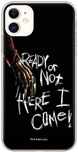 ERT GROUP Handyhülle für iPhone 11 Original und offiziell Lizenziertes Horror Muster Nightmare of Elm Street 001 optimal an die Form des Handy angepasst, hülle aus TPU