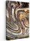 MuchoWow© Leinwand 40x60 cm Goldene Deko Schlafzimmer Aesthetic Leinwandbilder Wohnzimmer Gemälde Foto Geschenk Living Room Decoration Marmoroptik - Bild Gold - Glitzer - Luxe - Marmor