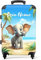 NoBoringSuitcases.com® Koffer personalisiert, Koffer Kinder, 67x43x25cm - Reisekoffer - Kinderkoffer, Koffer für Kinder - Hartschalenkoffer - Elefant - Mittelgroß mit Rollen- Koffer mit Namen